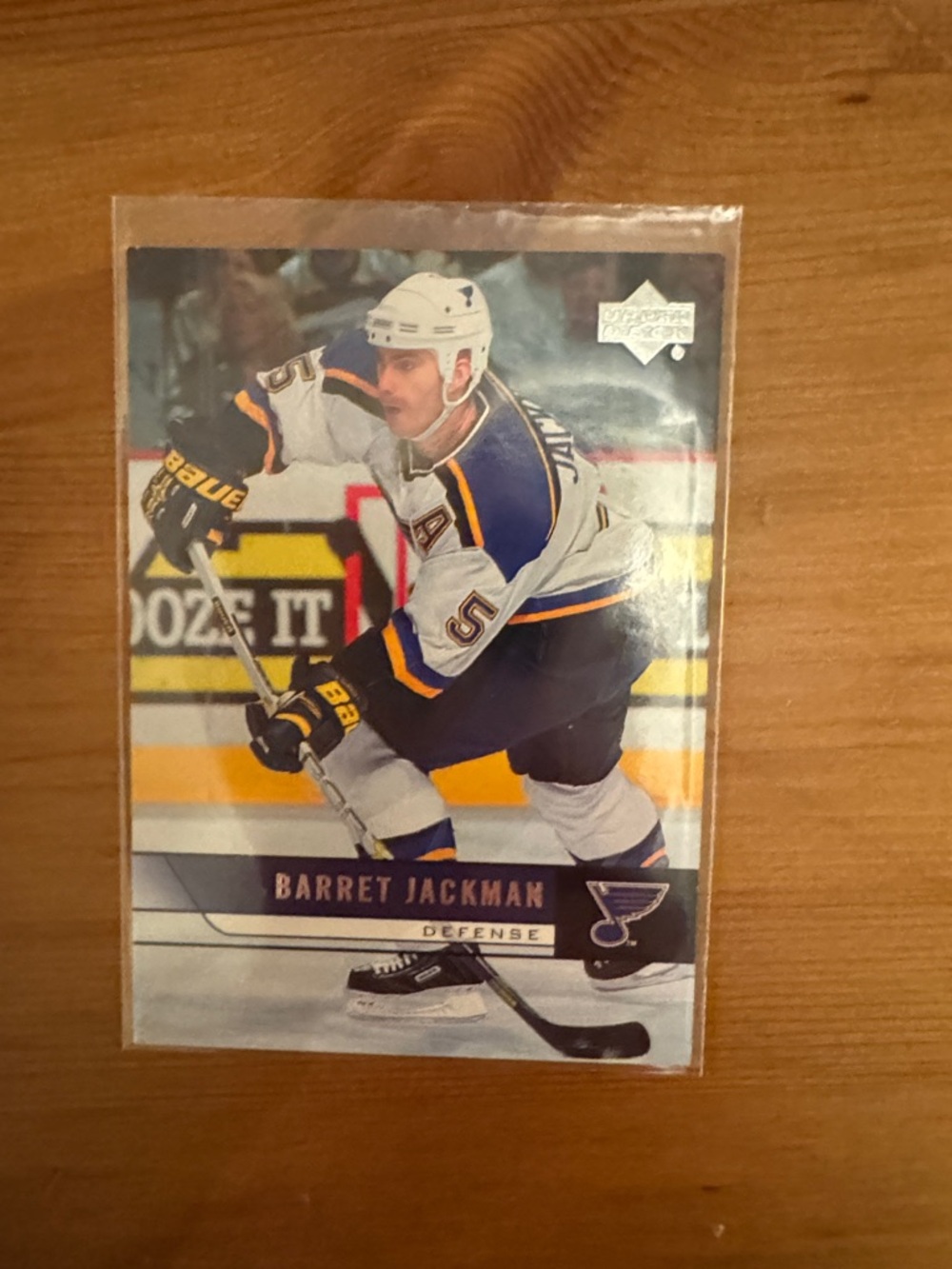 St. Louis Blues Hockey Card - Blue & White Jersey
